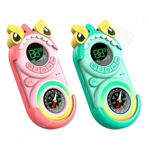 C Talkie-walkie jouet pour enfants 2PCS distance effective 3000m lumi&egrave;res color&eacute;es boussole veille automatique cordon anti-perte - Neuf