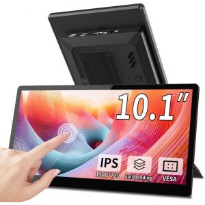 Mini Moniteur Tactile 10,1 "", Ips 1540 × 720 Usb-C, Hdmi, Portable, Avec Support Et Haut-Parleur, Barre Extensible Pour Pc, Ordinateur Portable, Rasp Pi Aida64 Stem Diy - Neuf