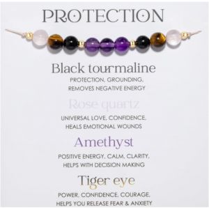 Eryi-Bracelet De Pierre De Lune, Bracelet D'espoir Pour Femme, Bracelets De Cristal Attraction De L'amour, Bracelets De Protection, Cadeau De Grossesse Saine - Neuf
