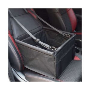 Siège rehausseur pour chien et chat - Sac de transport de sécurité avec sangles réglables et rangement - Design confortable et durable - Neuf