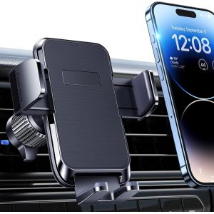 Dolyofg Support De Téléphone De Voiture [Clip En Métal] Support De Téléphone Mains Libres Universel Pour Grille D'aération De Voiture Pour Iphone Android Et Tous Les Smartphones - Neuf