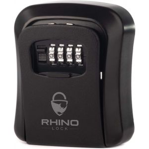 Secure Key ¿ Boite À Clés À Code Pour Utilisation En Extérieur ¿ Cache Clé Mural Sécurisé ¿ Pour Clés De Maison Ou De Bureau ¿ Combinaison À 4 Chiffres ¿ Capacité Moyenne De Stockage ¿ Noir - Neuf