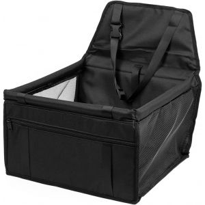 Sac De Transport Chien Et Chat Avec Rehausseur, Ceinture De Si&egrave;ge De Voiture De Sac De Voiture D'animal Familier Respirant Pour L'animal Chat De Chien. - Neuf