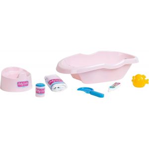 ERYI-1647 Baby Coralie Set Baignoire | Pour Poupées Jusqu''À 35 Cm | Jouet Pour Enfants À Partir De 3 Ans - Neuf