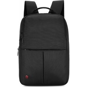 CHECARZHN--NO1-Reload 14 Sac À Dos Pour Ordinateur Portable 14 Pouces Avec Poche Pour Tablette Tactile 10 Pouces, Système DOrganisation, 11 L, Femmes Hommes, Bureau Voyages DAffaires Uni, Noir, 60106 - Neuf