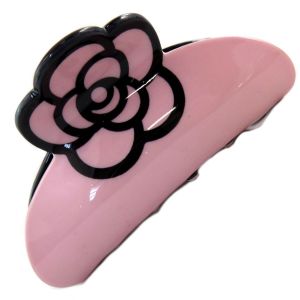 Promotion ! Pince Crabe Créateur 'arégonde' Rose (Fleur) - 75x40x30 Mm - Neuf