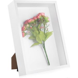 Cadre Photo 3D À Remplir,Format A4,Profond,À Remplir,6,5 Cm De Profondeur Avec Plaque Acrylique Transparente Pour Photos,Médailles,Cadeaux,Fleurs Séchées,Vitrine - 21 X 29,7 Cm - Neuf