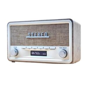 Denver DAB-18LW récepteur radio Numérique Marron, Blanc - Neuf
