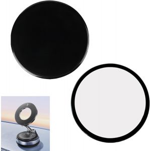 2 Pièces 80mm Disques De Fixation Adhésifs Tableau De Bord, Disque De Montage Universel Adhésif Pour Voiture, Support À Ventouse Pour Gps Téléphone, Autocollant Résistant À La Chaleur Aux Vibrations - Neuf
