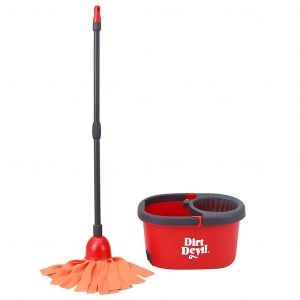 Dirt Devil Jouet de m&eacute;nage &iquest; Serpilli&egrave;re et Seau avec Essoreur &iquest; Set &eacute;ducatif pour Enfant d&egrave;s 3 Ans &iquest; Jeu d&iquest;imitation R&eacute;aliste et L&eacute;ger - Neuf