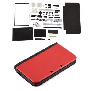 Kit De Remplacement Complet Pour Boitier De Protection Et Coque Pour Nintendo 3ds Xl (Rouge) - Neuf