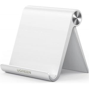 acdsgd-Support T&eacute;l&eacute;phone Bureau R&eacute;glable Pose Smartphone Portable Pliable Compatible avec iPhone 16 Plus Pro Max 15 14 13 12 Galaxy S24 Ultra S23 S22 S21 Pixel 8 7 (Blanc) - Neuf