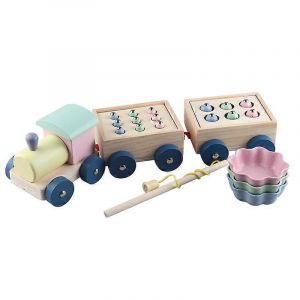 Jouets pour enfants Jouets interactifs en bois Jeux magn&eacute;tiques P&ecirc;che - Neuf