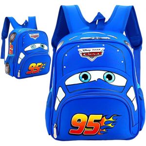 CHECARZHN--NO1-Sac À Dos Enfant, Cars Sac À Dos Pour Enfants, Cars Imprimé 3D Sac À Dos Enfants Sacs Dos Cartable Scolaire Garçon Kids Backpacks Animé Sac Accessoire De Mode Sac À Dos Pour Garçons Et - Neuf