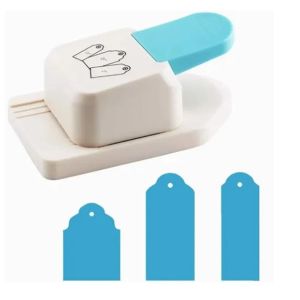 Chenquansarl-Glamora Perforatrice De Papier,3 En 1,Avec Perforatrice &Agrave; Papier Et Anneaux De Reliure Coins Arrondis, Pour Projets Diy, Scrapbooking, Cr&eacute;ation De Cartes Et Plus, Blanc, 4-7-10mm - Neuf