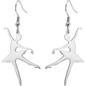 Kal-Boucles D'oreilles Gymnastique Ballerine Boucles D'oreilles Danse Ballerine Boucles D'oreilles Pendantes Danse Ballerine Inspiration Bijoux Danse Ballerine Cadeaux De Récital Pour Femmes - Neuf