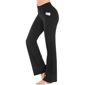 Pantalon De Yoga Pour Femmes, Taille Haute Opaque Yoga Pants, Pantalon Taille Haute Extensible Pour Pilates Fitness Sport Loisirs - Neuf