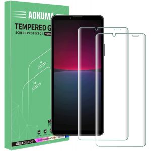 Verre Tremp&eacute; Compatible Sony Xperia 10 Iv, [Lot De 2] Protection D'&eacute;cran Pour Sony Xperia 10 Iv [0.26mm] [Extr&ecirc;mement R&eacute;sistant Aux Rayures] [Haute D&eacute;finition][Facile &Agrave; Installer] - Neuf