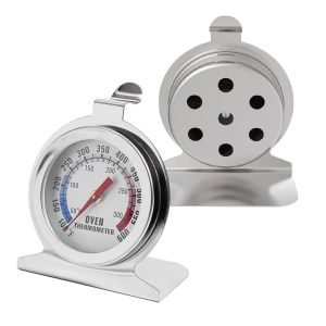 KAL-Thermometre Four, Thermomètre De Cuisson Acier Inoxydable, Facile À Lire Indicateur De Température De Four Mesure De 0 °C À 300 °C, Pour La Cuisson Et Pâtisserie - Neuf