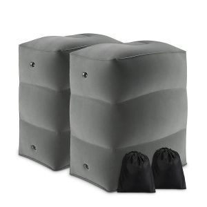 Repose-Pieds Gonflable Pour Voyage En Avion, Indispensable Pour Les Tout-Petits En Avion, Repose-Pieds Pour Siège Auto, Repose-Jambes Réglable En Hauteur Pour Avion, Maison, Bureau - Neuf