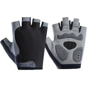 Gants Cyclisme Demi-Doigts, Protection De La Paume En Silicone Gants D'haltérophilie Entraînement De Fitness Antidérapants Absorbant Les Chocs Respirant Pour Vtt Gym Randonnée Escalade - Neuf