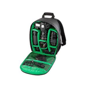 Sac &agrave; dos appareil photo multifonctionnel,sac photo ext&eacute;rieur &eacute;tanche pour la randonn&eacute;e Sprots-vert - Neuf