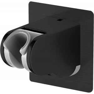 JGD-Support de douche sans per&ccedil;age - Angle de colle r&eacute;glable - Support mural pour pommeau de douche sans per&ccedil;age - Support de pommeau de douche pour le mur de salle de bain - 1 pi&egrave;ce, noir - Neuf
