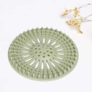 4 Pcs Cheveux Verts Catcher Drain de Douche Couvre Protecteur de Silicone Baignoire Cheveux Bouchon, Costume pour salle de Bain Baignoire Douche et Lavabo - Neuf