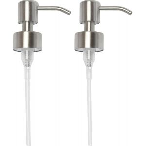 KAL-Pompe De Rechange Pour Distributeur De Savon Liquide 28 Mm - Acier Inoxydable, Inox À Finition Brossée - Neuf