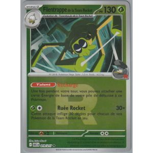 Carte Pok&eacute;mon - Filetrappe De La Team Rocket - 019/217 - Holo Reverse H&eacute;ros Transcendants - Neuf