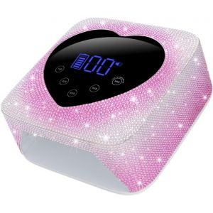 Veuillez Choisir Selon Vos Besoins Lampe À Uv Led Recharable 72w, Lumière Uv Sans Fil For Ongles Avec Strass En Forme De Coeur, Machine De Manucure Et Pédicure, Outils For Ongles(E) - Neuf
