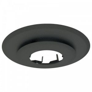 Plaque de propret&eacute; ronde noir mat - diam&egrave;tre 80 mm TEN - Neuf