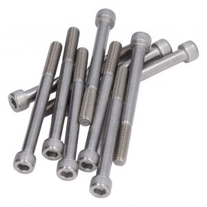 XYONG Lot de 10 boulons a tete cylindrique en acier inoxydable A2-70, a six pans creux, pour machines industrielles, M10 x 140 mm - Neuf