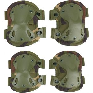 Kalanka-Sets De Protection Tactique Genouillères Coudières Militaire Pour Airsoft Cs Chasse Skateboard Vélo - Neuf