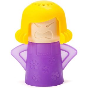 KALANKA-Angry Mama Nettoyant pour micro-ondes, nettoyeur &agrave; vapeur pour four &agrave; micro-ondes, lave-vapeur Angry Mom nettoyant facilement les taches de crud en quelques minutes - Neuf