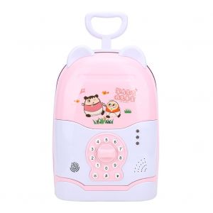 Jouet Educatif Pour Enfant, Simulation D'empreintes Digitales, Distributeur Automatique De Billets, Valise Avec Poignee A Roulettes, Machine De Depot - Neuf