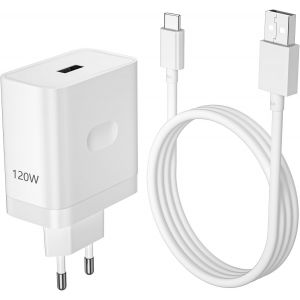 120W Chargeur Rapide pour realme GT 6T 7 Pro GT Neo 3T, SUPERVOOC Chargeur Rapide avec 8A C&acirc;ble USB C 1m,SuperDart Charge Chargeur pour Find X7 X5 5G Reno11 10 Pro+,pour OnePlus 13 Nord 4 - Neuf