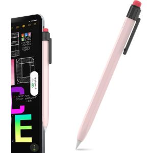 ERYI-Étui Classique Pour Apple Pencil 2Ème Génération Silicone Apple Pencil Pro Coque De Protection Antidérapante Compatible Avec Apple Pencil 2Ème Génération Pour Ipad Pro (Rose) - Neuf
