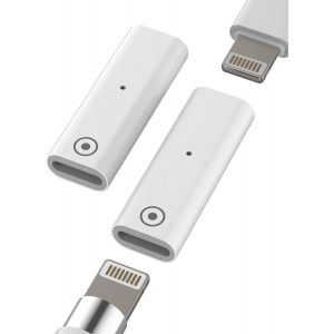 Adaptateur Lightning Femelle vers Lightning Femelle pour Iphone Pencil 1&egrave;re G&eacute;n&eacute;ration(Lot de 2) pour IPad Stylet Chargeur Rechange Accessoire Certifi&eacute; pour Apple MFI Pen G&eacute;n&eacute;ration - Neuf