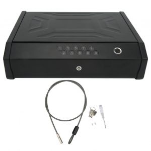 Coffre-fort biometrique intelligent avec empreinte digitale et mot de passe electronique, coffre-fort portable personnel - Neuf