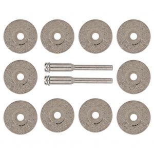 Lot De 10 Disques Diamantes Pour Meuleuse De Bijoux (20 Mm) - Neuf