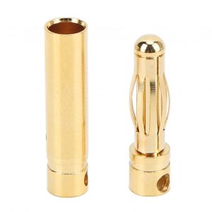 Fiche Banane MâLe Femelle PlaquéE Or 4mm, Connecteurs Pour Accessoire De Batterie Rc Esc - Neuf