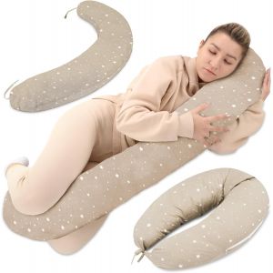 Coussin De Grossesse Et Allaitement 190 Cm &iquest; Coussin Maternit&eacute; Et Corps Oreiller De Grossesse Soutien Pour Dormir Sur Le C&ocirc;t&eacute; Et Allaiter Parfait Pour Femme Enceinte Oreillers En Forme De C Oeko-Tex - Neuf