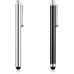 Lot de 2 Stylets Universels pour &Eacute;crans Tactiles, Stylet pour Tablette et Smartphone, Compatibles avec la plupart des appareils &agrave; &eacute;cran tactile - Neuf