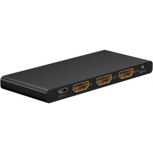 MEVRONISSHOP-58481 HDMI Splitter 1 vers 2 / Supporte 4k @60Hz (Ultra HD 2026p) / Distributeur HDMI/Signal d'entr&eacute;e HDMI vers 2X Sorties HDMI comme TV, Moniteur, projecteur, PS5 et Xbox - Neuf