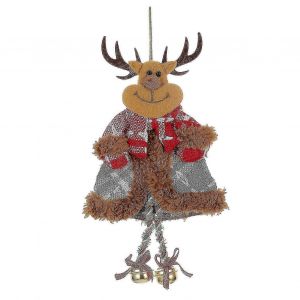 No&euml;l Pendentif avec Cordon D&eacute;coratif Mignon Polyester Arbre de No&euml;l Pendentif Ornement Festival pour Office - Neuf