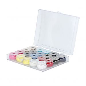 Hjlian Lot De 20 Bobines De Fils A Coudre Colores En Plastique Pour Machine A Coudre, Accessoires Pour Travaux Manuels - Neuf