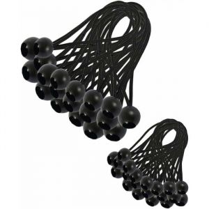 Lot De 30 Tendeurs Élastiques Pour Bâche, Pour Pavillon, Camping, Tente, Rideaux (200 Mm) - Neuf