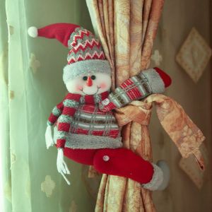 Embrasses de rideaux de Noël, boucles de rideaux, pinces à rideaux - Neuf