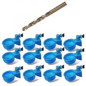 Abreuvoir &Agrave; Poulet Plus Grand, Gobelets D'abreuvoir Automatique Pour Poulet, Kit D'abreuvoir &Agrave; Volaille &Agrave; Faire Soi-M&ecirc;me, 5 Gallons Pour - Neuf